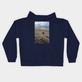 Coconut Shells on a Siquijor Beach at Sunset Kids Hoodie